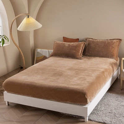 Cor personalizada Lençóis de cama 100% de algodão Set de lençóis para todas as estações em roupas de cama de luxo