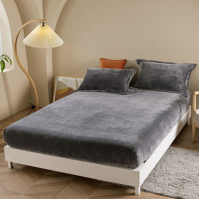 Cor personalizada Lençóis de cama 100% de algodão Set de lençóis para todas as estações em roupas de cama de luxo