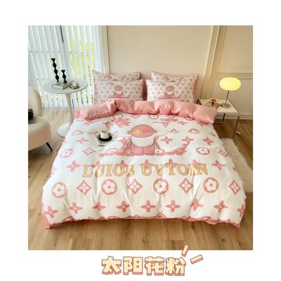 Experimente conforto e estilo com este conjunto de roupas de cama de algodão escovado em branco marrom