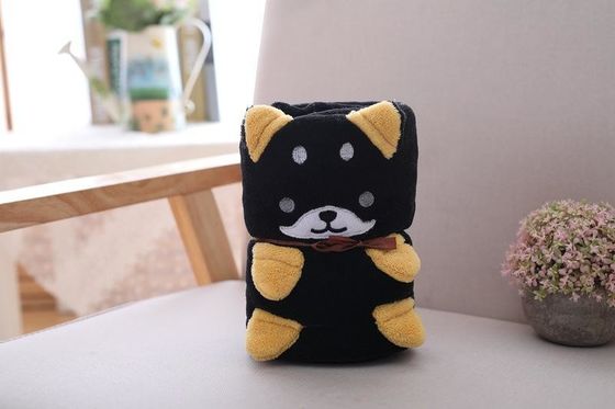 Molido 220g Bebê Enrolado Colar Engraçado Animais Cartoon Velo Plush Colar para Cama