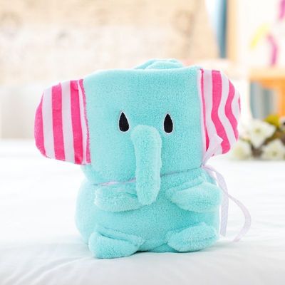 Molido 220g Bebê Enrolado Colar Engraçado Animais Cartoon Velo Plush Colar para Cama
