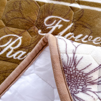 Quilt de Inverno Quarteto de 4 peças de lã de cordeiro e lã de leite