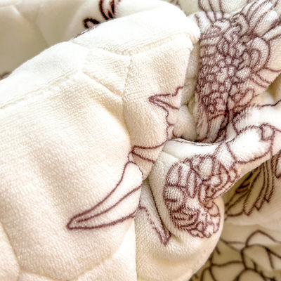 Quilt de Inverno Quarteto de 4 peças de lã de cordeiro e lã de leite