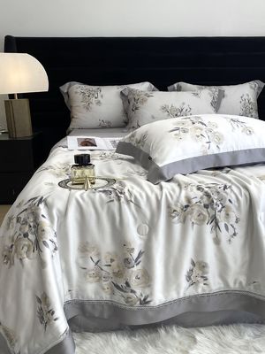Padrões Nacionais Grau de Resistência à Cor 300TC/60S*60S Tencel Bedding Sets para o Mercado de Dubai
