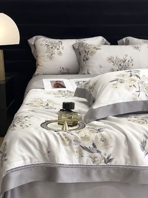 Padrões Nacionais Grau de Resistência à Cor 300TC/60S*60S Tencel Bedding Sets para o Mercado de Dubai