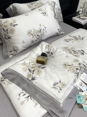 Padrões Nacionais Grau de Resistência à Cor 300TC/60S*60S Tencel Bedding Sets para o Mercado de Dubai