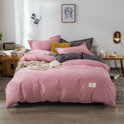 Contagem de fios 100% de algodão Cama de cama Lenços de cobertor Quilt Cama de cama conjunto Cobrir lençóis 233TC