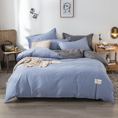 Contagem de fios 100% de algodão Cama de cama Lenços de cobertor Quilt Cama de cama conjunto Cobrir lençóis 233TC