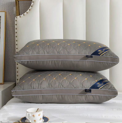 1.5-2 Kg Hilton almofada dupla linha personalizada e suave almofadas de cama de hotel para descontos quentes