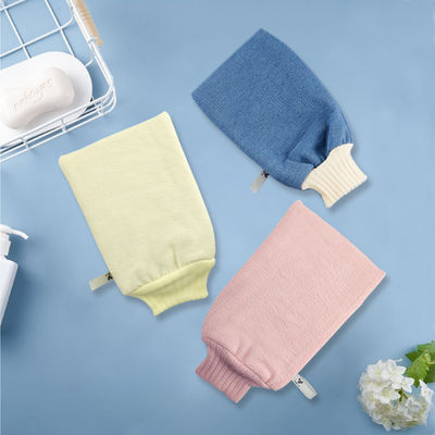 Esfoliação Brush Mitts para turco Scrubs Banho Remover de pele morta em forma retangular