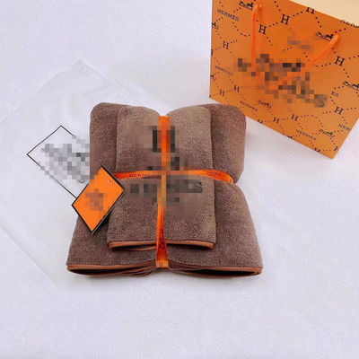 Toalhas de algodão de malha suave confortável conjunto de presente para banheiro retângulo e elegante