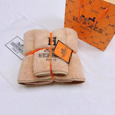 Toalhas de algodão de malha suave confortável conjunto de presente para banheiro retângulo e elegante