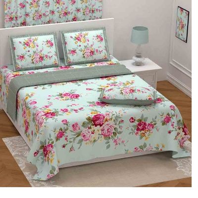 108 x 108 polegadas de cama dupla feita sob medida sem articulações em algodão para casamentos