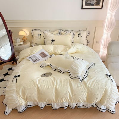 Solid Pattern King Size Designer Bedding Sets Consolator Sets para casa e quarto