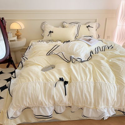 Solid Pattern King Size Designer Bedding Sets Consolator Sets para casa e quarto