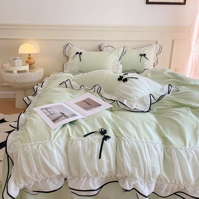 Solid Pattern King Size Designer Bedding Sets Consolator Sets para casa e quarto