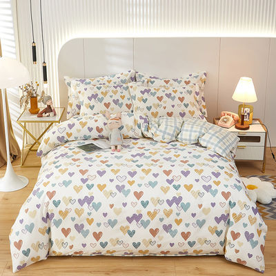 Multicolor 100% de algodão de cama dupla conjunto King Size cobertor de cobertor para casa hotel