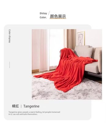 Office Nap Flannel Coral Fleece Throw aquecimento cobertor para Inverno Design personalizado