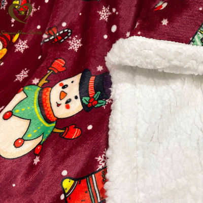 Quebra-cabeça rectangular dupla camada dupla para o Natal personalizado Feliz Natal