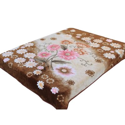 1kg-6kg Peso pesado Mink Raschel cobertor para Inverno padrão de camada única e dupla