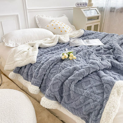 Brinco de lã polar de estilo simples de carneiro de caxemira para noites de inverno