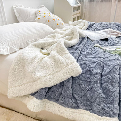 Brinco de lã polar de estilo simples de carneiro de caxemira para noites de inverno