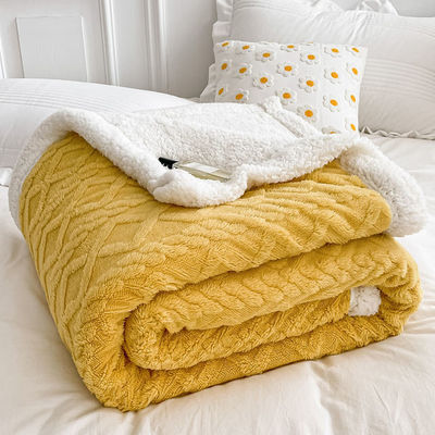 Brinco de lã polar de estilo simples de carneiro de caxemira para noites de inverno