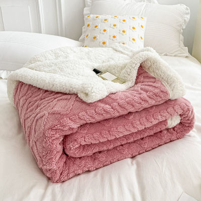 Brinco de lã polar de estilo simples de carneiro de caxemira para noites de inverno