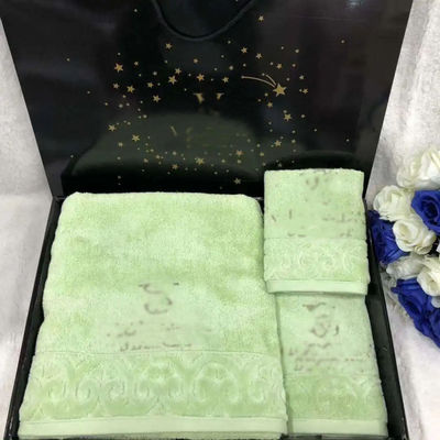Conjunto de toalhas de Jacquard personalizado para opções de cores personalizadas