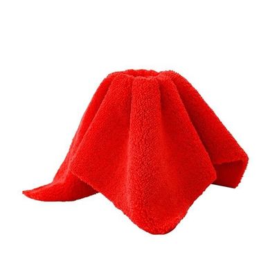 Toalha de microfibra de 40*40 cm de espessura multi-ultra absorvente de secagem rápida sem bordas para veículos