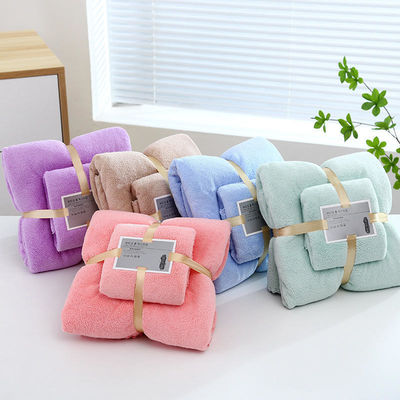 Adultos e Crianças Toalha para o Rosto e Mão Conjuntos Toalhas de Veludo de Coral Soft Absorvente para todas as idades