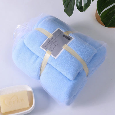 Adultos e Crianças Toalha para o Rosto e Mão Conjuntos Toalhas de Veludo de Coral Soft Absorvente para todas as idades