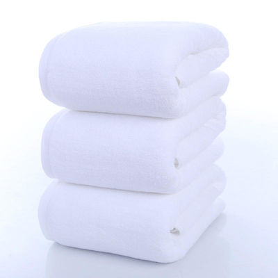 Toalha espessa de algodão 100% 80*180cm Multi Size 21S Toalha de banho branca macia 600g para verão