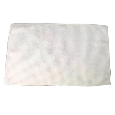 Toalha de chá de tecido de waffle branco sublimação Toalha de cozinha em branco para impressão personalizada