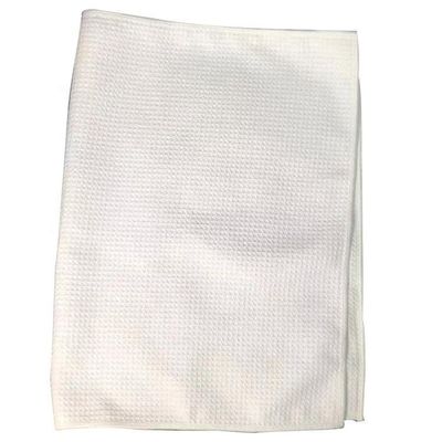 Toalha de chá de tecido de waffle branco sublimação Toalha de cozinha em branco para impressão personalizada
