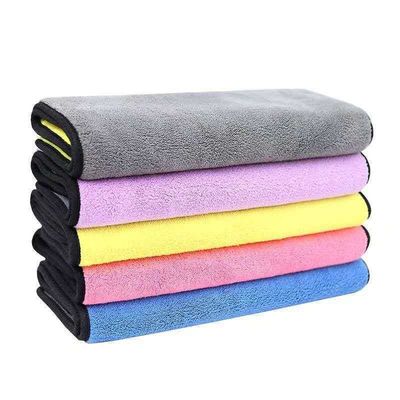 Toalha de microfibra retangular 30*40 500g para remoção de maquiagem super absorvente