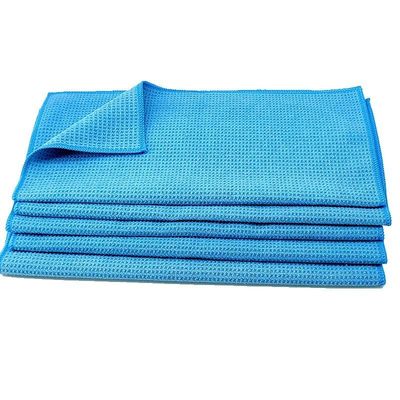 Produto de higiene do automóvel de microfibra de poliéster 380 GSM Toalhas de secagem de tecido de waffle