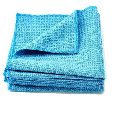 Produto de higiene do automóvel de microfibra de poliéster 380 GSM Toalhas de secagem de tecido de waffle