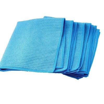 Produto de higiene do automóvel de microfibra de poliéster 380 GSM Toalhas de secagem de tecido de waffle