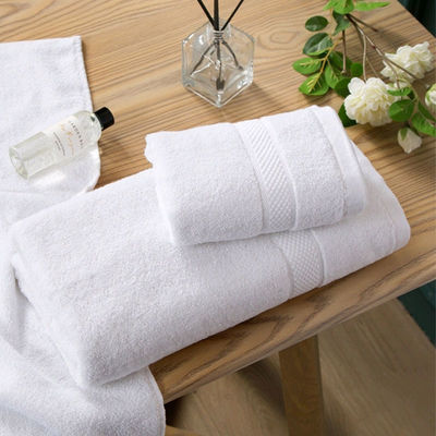 Hotel 5 estrelas 100% de algodão Face Spa Hand Bath Towel Sets com logotipo personalizado e cor sólida
