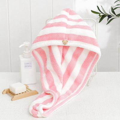 Turbante de secagem de cabelos de microfibras altamente absorventes para secar rapidamente o cabelo longo e grosso
