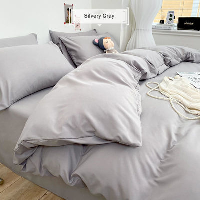 Colecções de lençóis de cama de algodão de cores sólidas