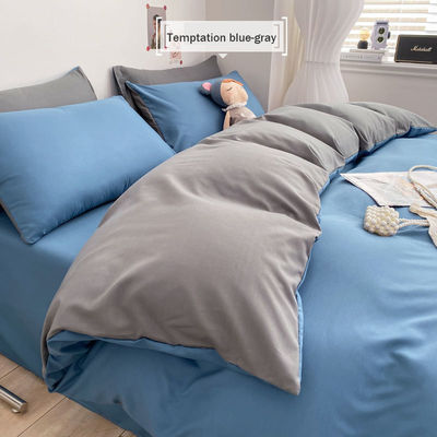 Colecções de lençóis de cama de algodão de cores sólidas