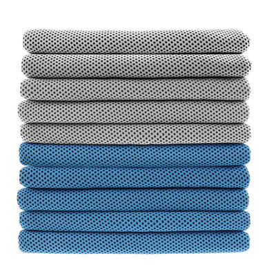 Logotipo Vermelho Microfibra Esporte Ginásio Toalha de arrefecimento instantâneo 30 * 100cm ou tamanho personalizado Cor Vermelha