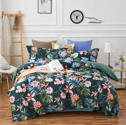 130 * 70 Set de roupa de cama de densidade de tecido com padrão geométrico e design personalizado