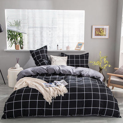130 * 70 Set de roupa de cama de densidade de tecido com padrão geométrico e design personalizado