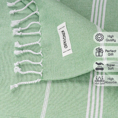Toalha de praia de algodão personalizada super absorvente de grandes dimensões sustentável e leve