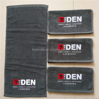 Logotipo personalizado Microfibra Soft Sports Sweat Towels para Gym Fitness Workout em amostras