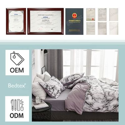 Set de lençóis de cama de algodão de hotel de luxo em AU / UE / EUA e tamanhos personalizados