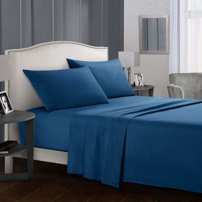 Impressão de tela rotativa de tecido de cama de microfibra macia 2 PCS por conjunto para o seu quarto